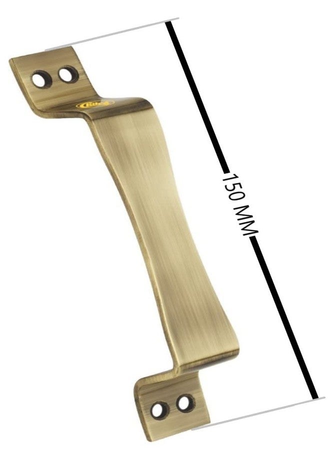 Chitra Jazz Series Stainless Steel Door/Cabinet Handles Pack of 8 (6 Inch, Antique Brass) - Image 3